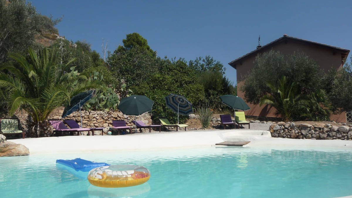 Porticello Villa | Romantic suite in VIlla Paladino Solunto with amazing pool, garden and view