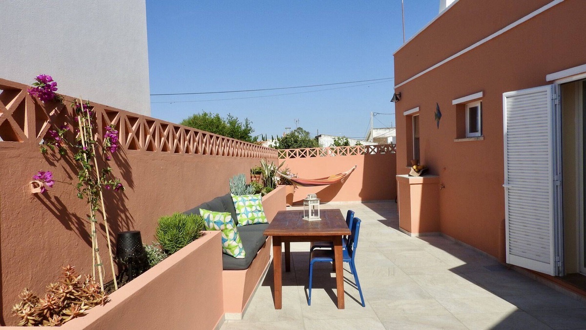 Azinhal House | Romantic village house with spacious roof terrace and patio