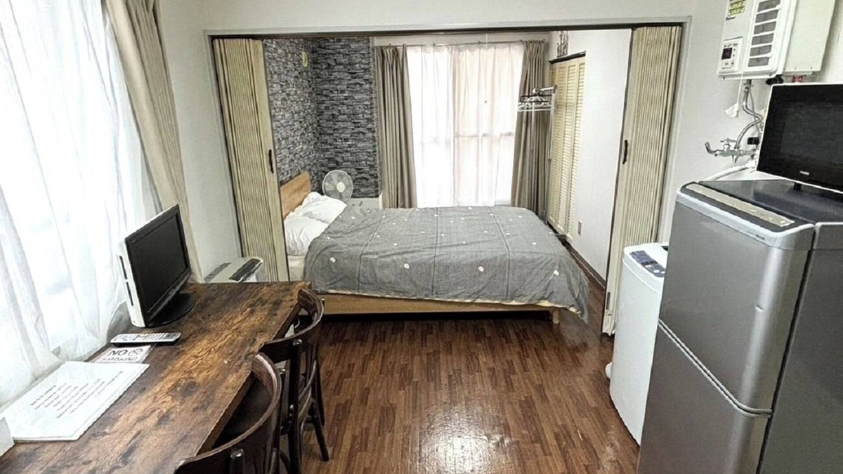 Shiroishi Apartment | Room 303 1DK 1 double bed 1 futon 1 minute wal - Room 303 Royal Heights Kikusui Station/Sapporo Hokkaidō