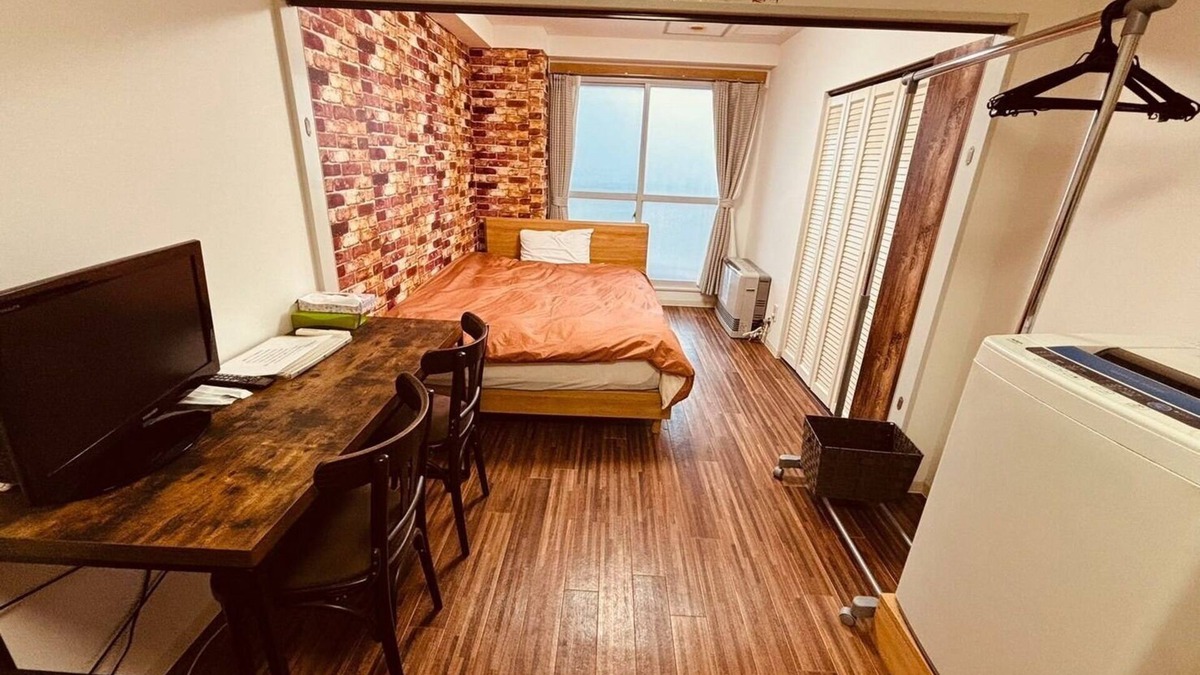 Shiroishi Apartment | Room 606 1DK 1 double bed 1 futon 1 minute wal - Room 606 Royal Heights Kikusui Station/Sapporo Hokkaidō