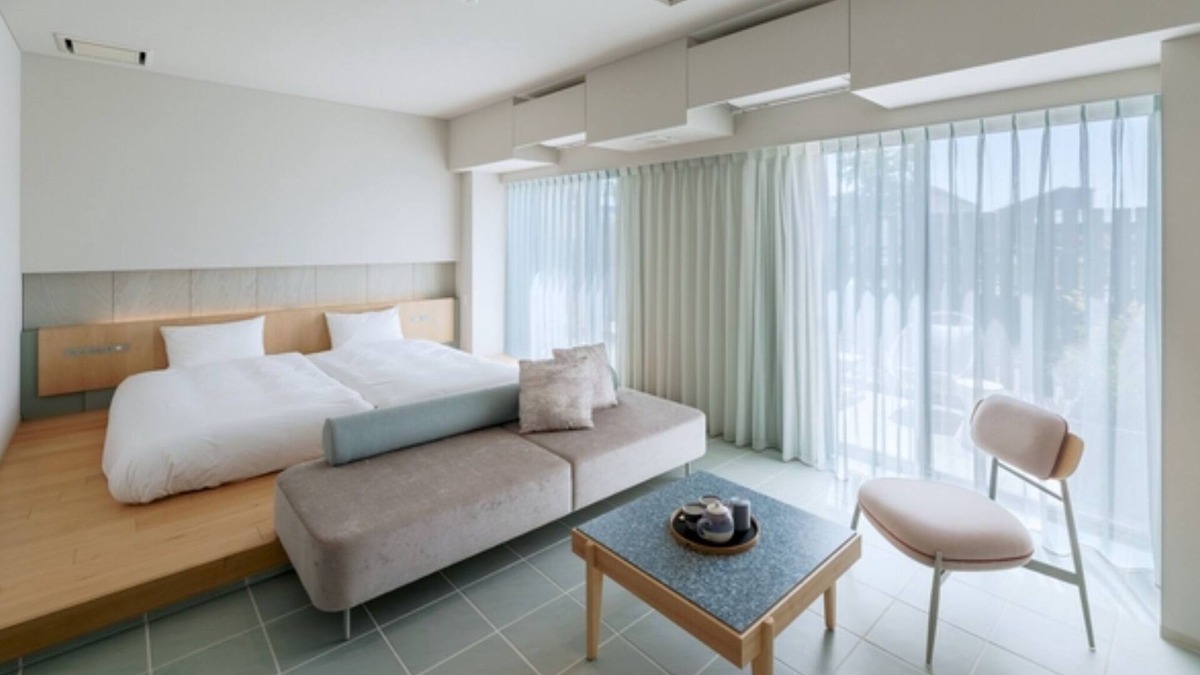 Saijo Hotel | Room only plan Deluxe Room Twin with terrace L/Saijo Ehime