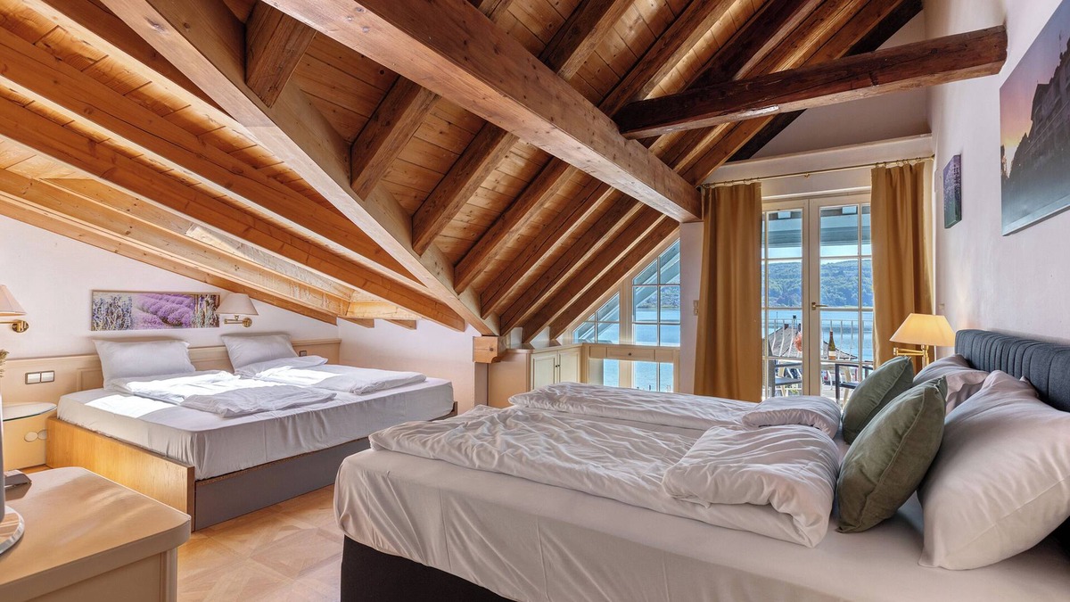 Reichenau Apartment | Room 'Suite Mit Seeblick U Balkon' with Lake View, Shared Terrace and Wi-Fi
