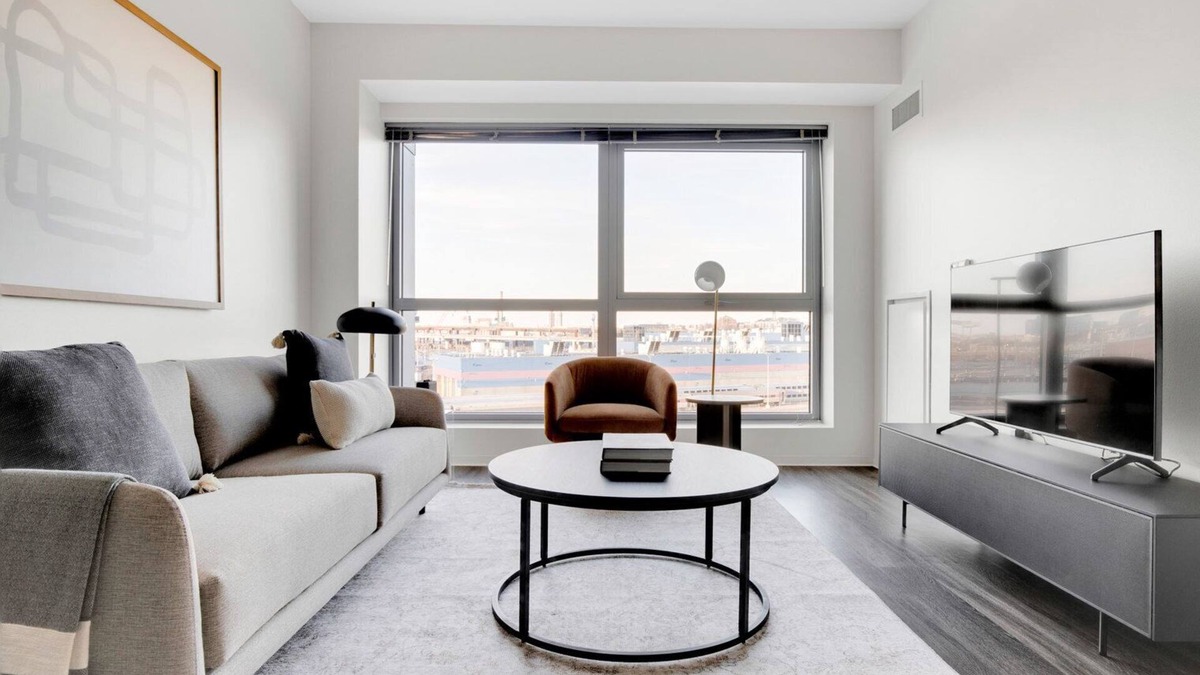 East Cambridge Apartment | Roomy East Cambridge 1BR w/Gym & W/D, near Lechmere Stn, by Blueground