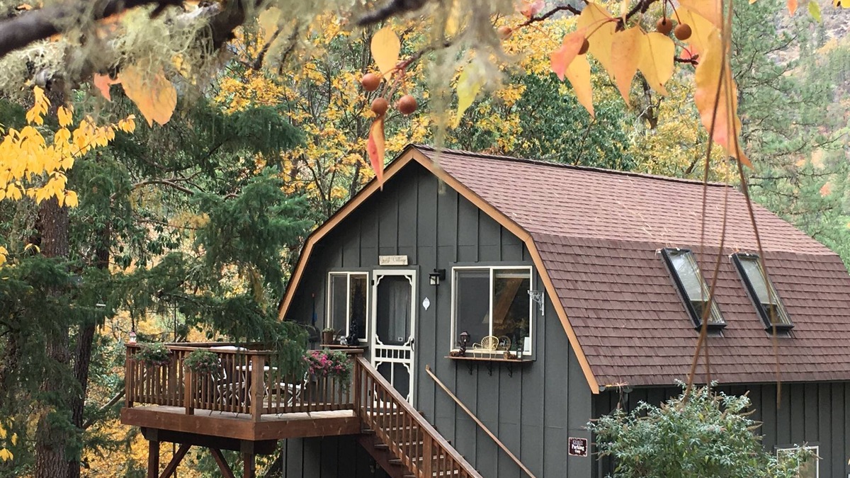 Gold Hill Cabin | Rosie's Woodland Paradise! Come relax and rejuvenate!