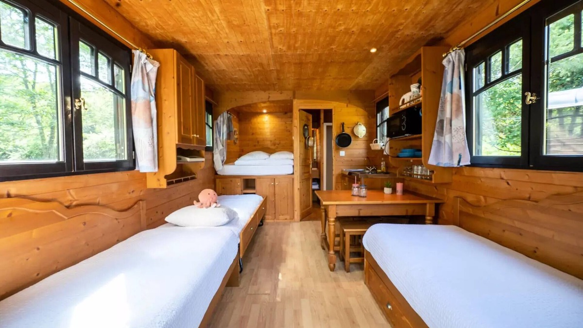 Chamberet Cabin | Roulotte Cottage 5 Personen