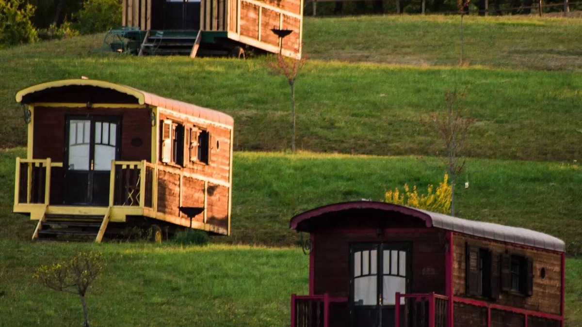 Estipouy Cabin | Roulotte Cottage 5 Personen