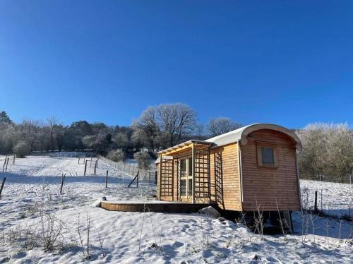 Auffe Ski Chalet | Roulotte en bois tout confort