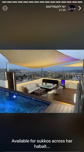 Jerusalem City Centre Apartment | Royal suite Apt Penthouse Munbaz 4bd #140 floor 8