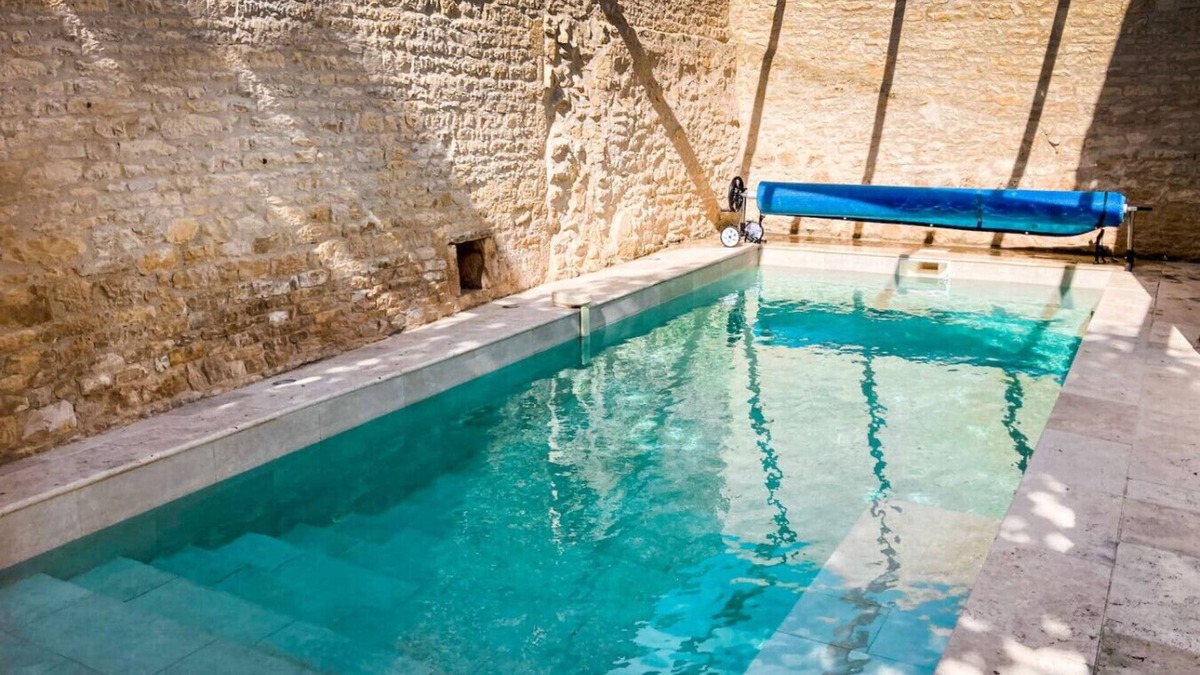 Raix House | Rural 3 bed barn conversion with swimming pool
