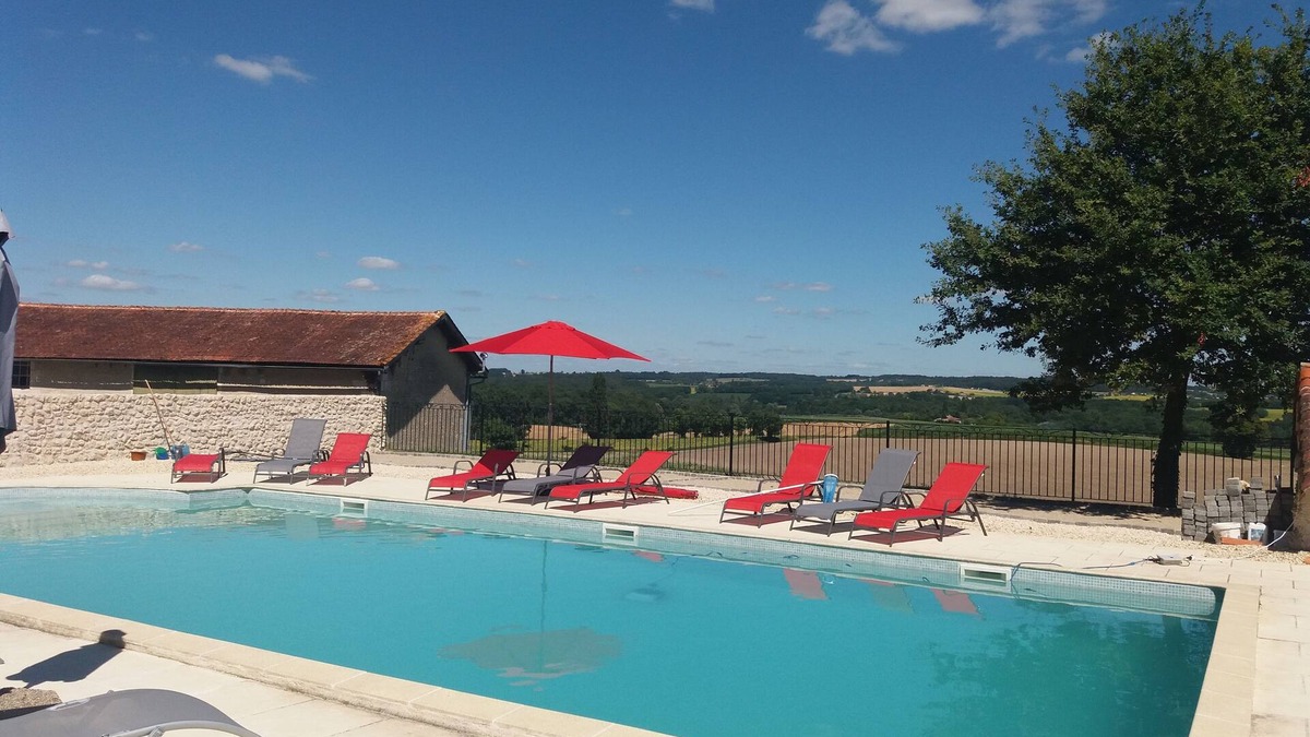 Courgeac Other | Rural converted barn, sleeps up to 10, with large pool