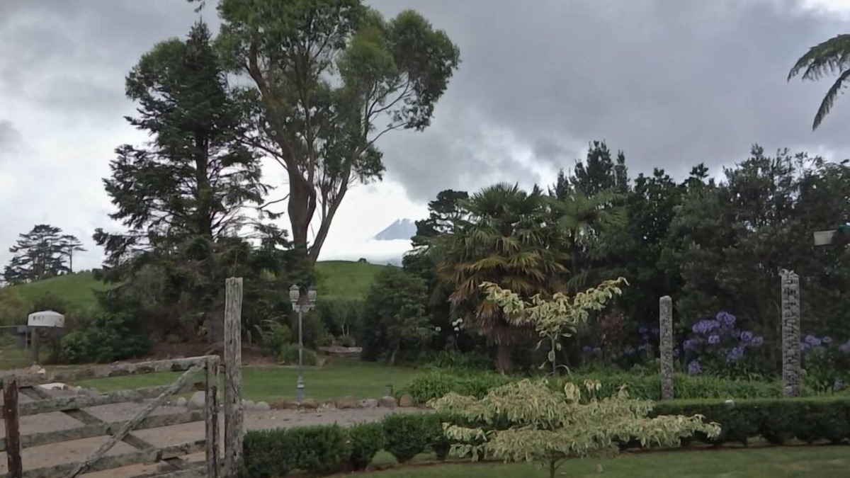 Kaitake Cottage | Rural cottage-large garden and farm outlook.
