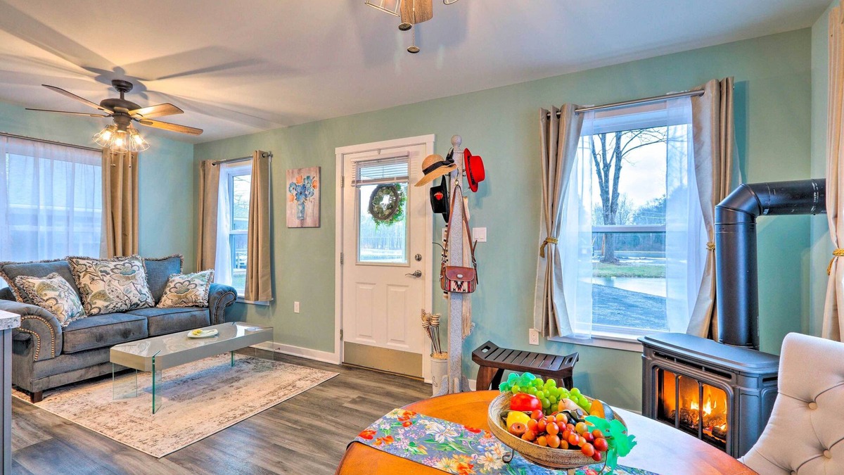 Brodheadsville Cottage | Rural Location, Fire Pit: Brodheadsville Cottage