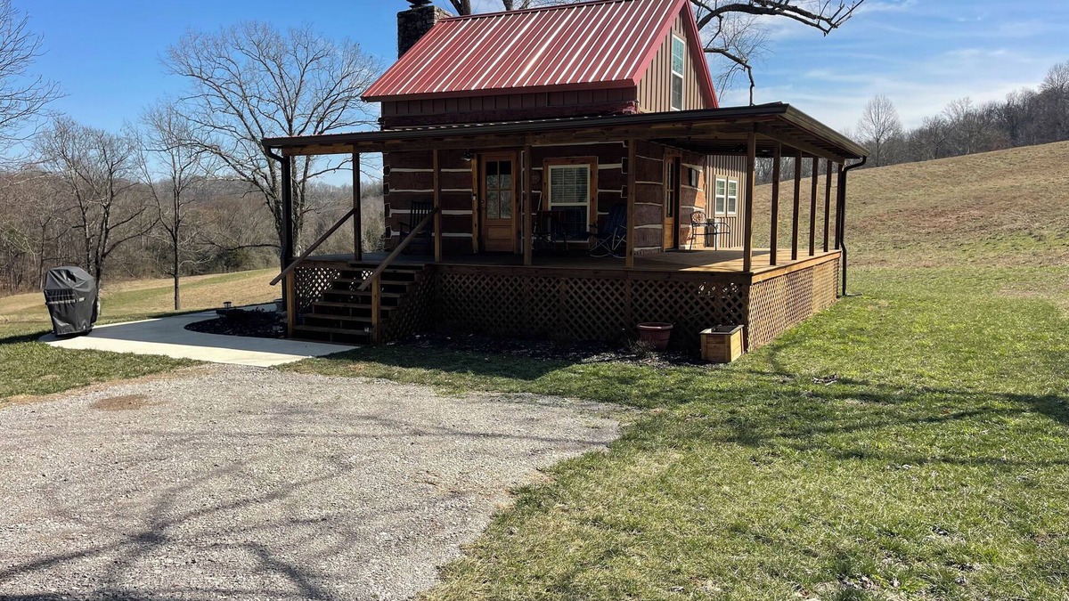 Pulaski Cabin | Rustic 2-bedroom cabin in charming Pulaski, TN situated on 40 beautiful acres.