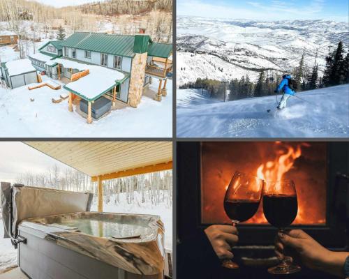 Silver Summit House | Rustic 5BR Escape with Private Hot Tub 25min to Park City