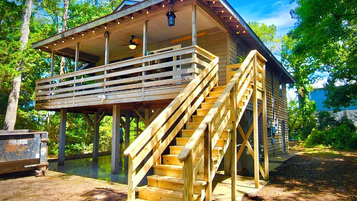 Atlantic Beach House | Rustic Beach Lodge, Treehouse Vibes, Half a Mile to the Ocean!