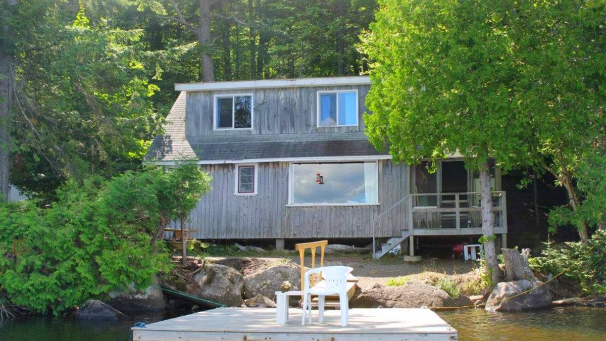 Greenville Cabin | Rustic camp on the shores of Upper Wilson Pond