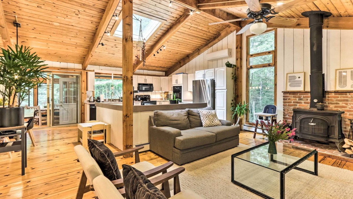 Otis House | Rustic-Chic Home w/Decks: Pool + Lake Access