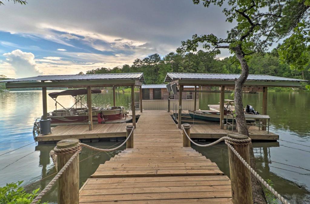 Tallassee House | Rustic-Chic Riverfront Home with Dock, Deck and Canoes