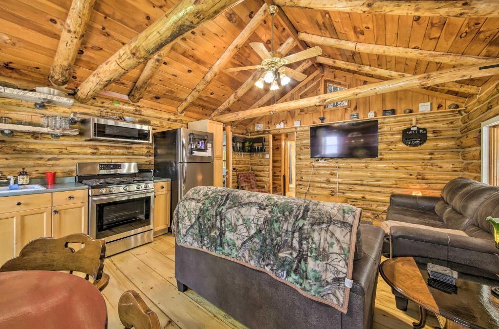 Madison House | Rustic Madison Getaway with Fire Pit and Patio!