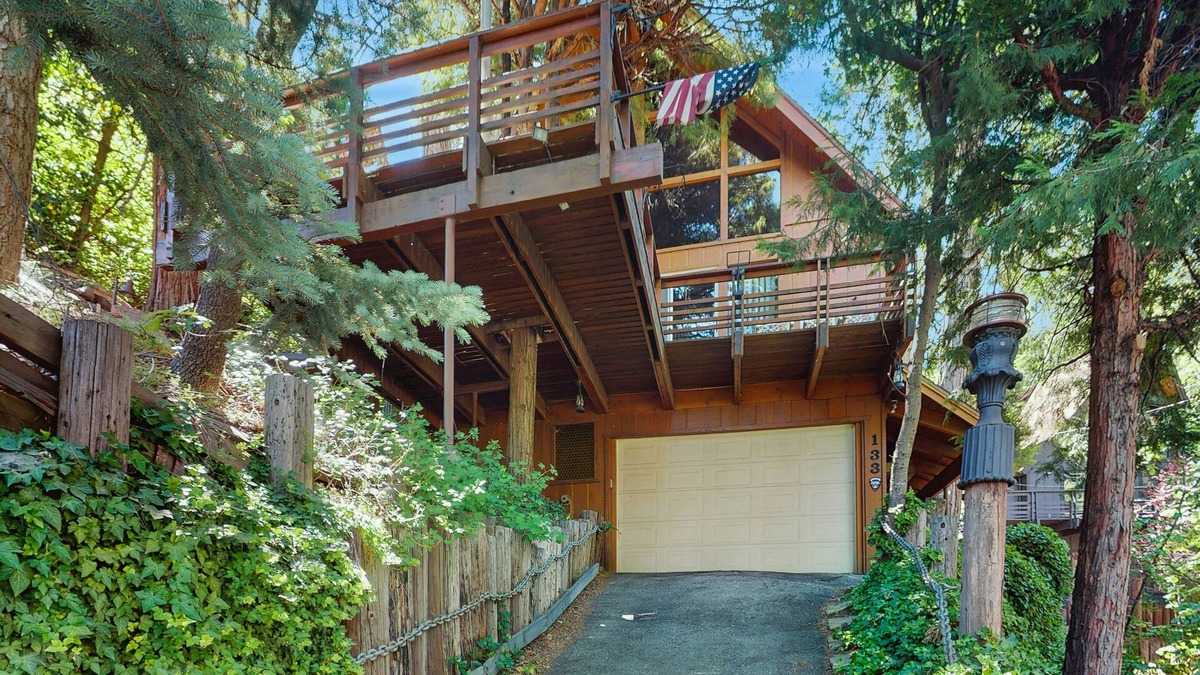 Cedar Glen House | Rustic, wooded escape near the village w/a lovely deck