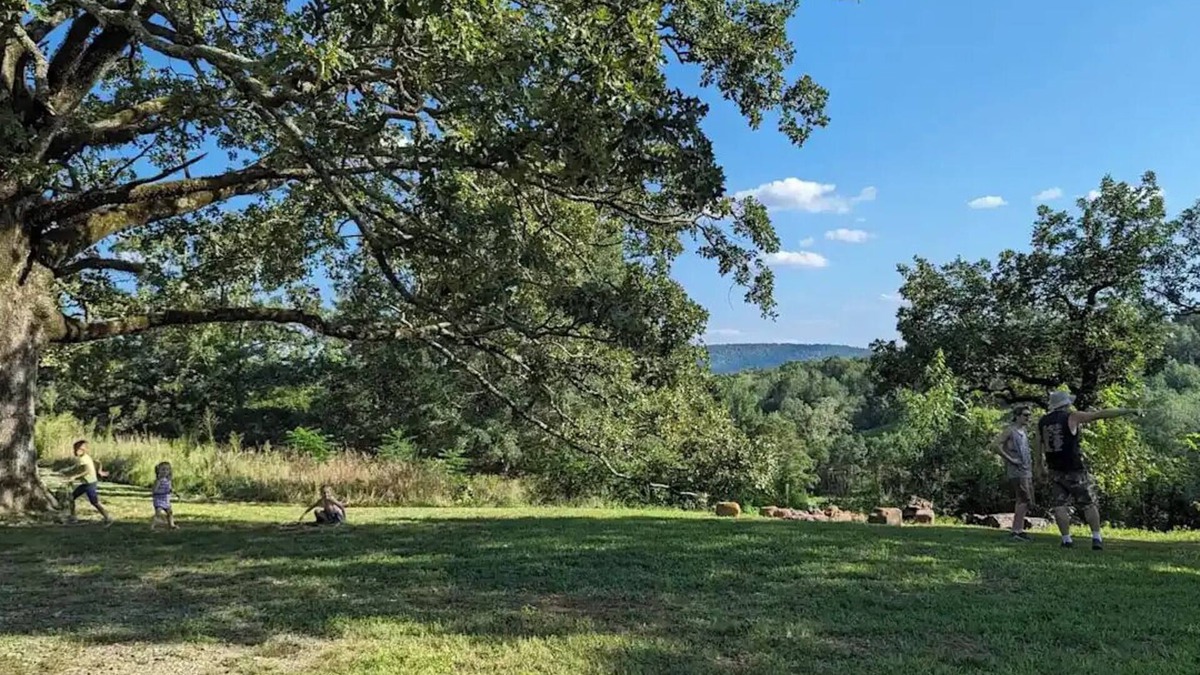 Oden RV Rental | RV Site #12: Ouachita Campground at Edendell's Best RV Site with Mountain View