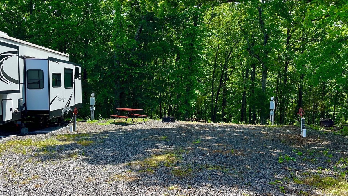 Aurora RV Rental | RV Site #48 Back in - Big Rig Friendly 70ftx30ft