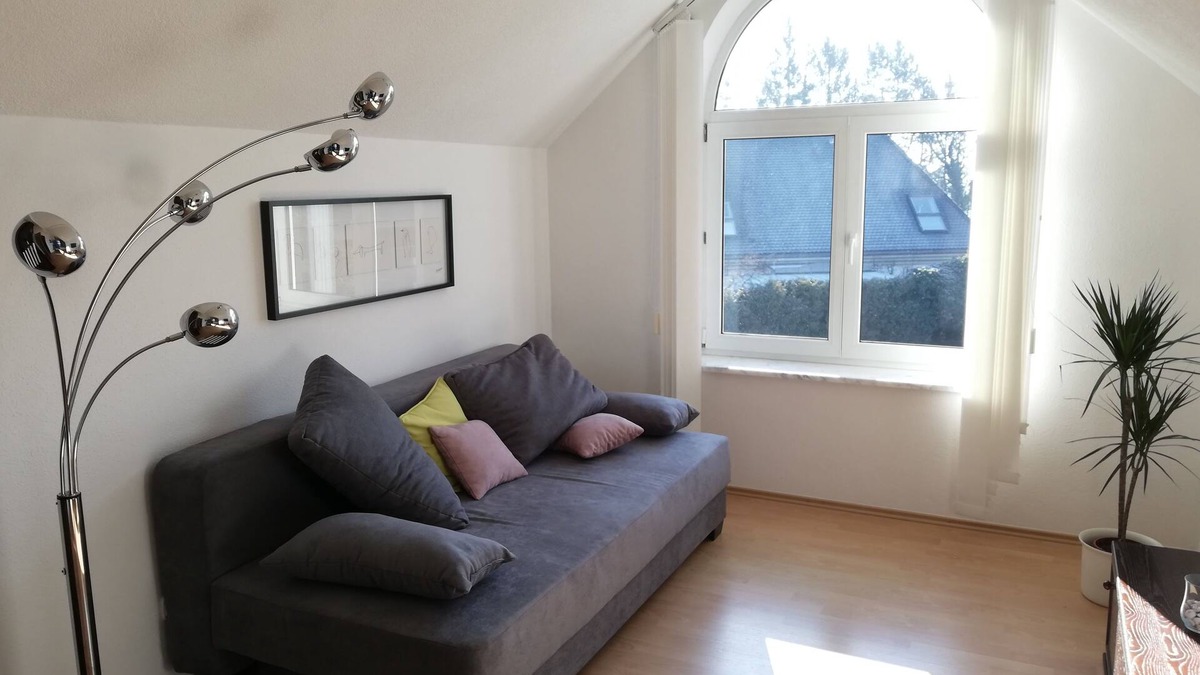 Rehling Apartment | Südhang Apartment in Rehling bei Augsburg, Boxspringbetten
