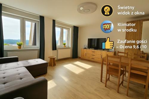 Polanczyk Apartment | Słoneczny Apartament Panorama 5 7 z Widokiem na Jezioro i Góry
