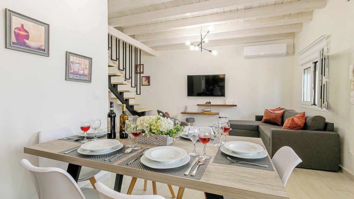 Potamos House | S&K Luxure Maisonette - Elegant Stay in a Traditional Suburban Corfu Retreat