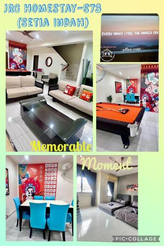 Taman Setia Indah House | S73 mini theatre pool table 14 pax