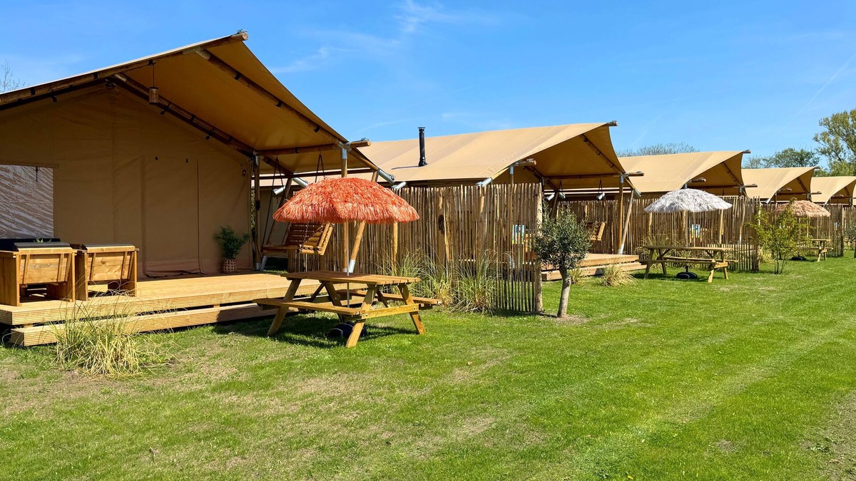 Petten House | Safari tent for 6 people with bed box