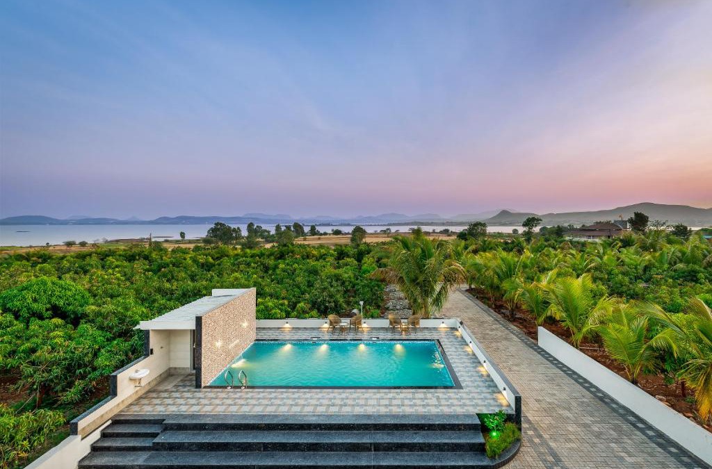 Nashik Villa | SaffronStays Mango Lakeview Villa, Nashik