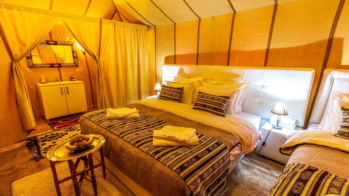 Merzouga House | Saharian Luxury Camp Deluxe Familly Quadriple