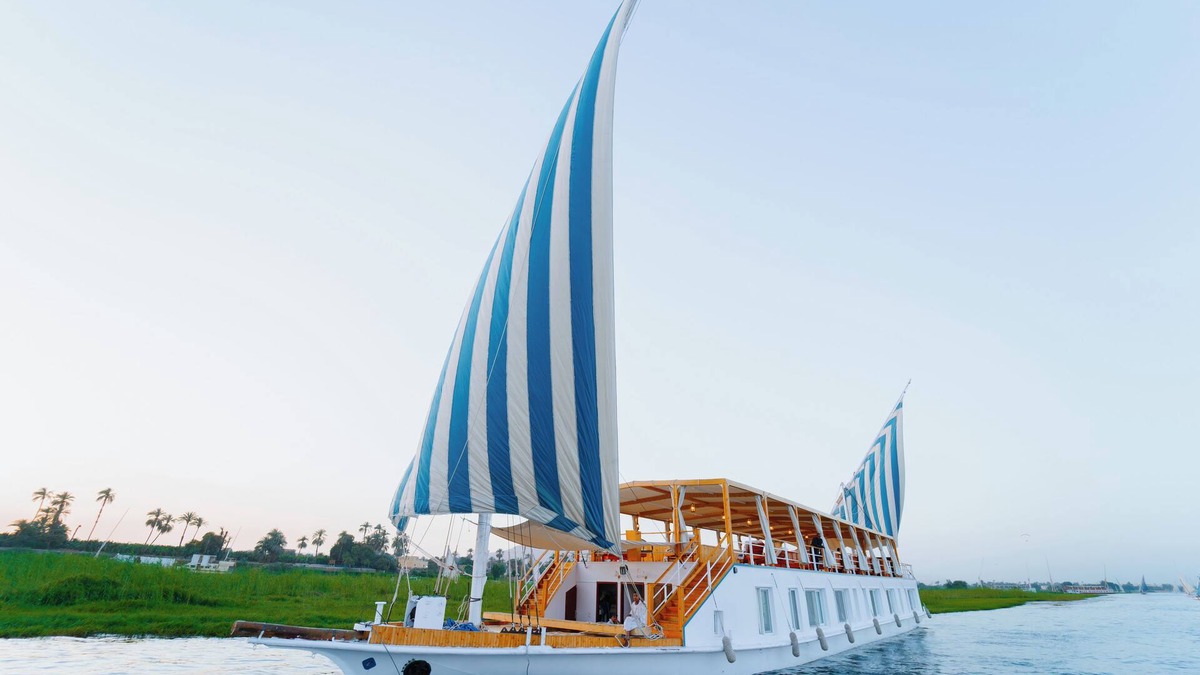 Luxor Boat Rental | Sail in style Dahabiya Nile Cruise explore wonders along the majestic Nile River