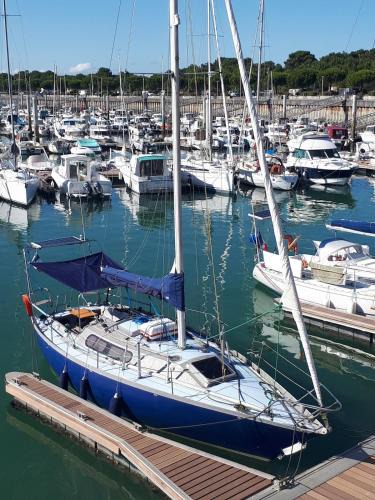 Charente-Maritime Boat Rental | Sailboat land and sea, vegetated