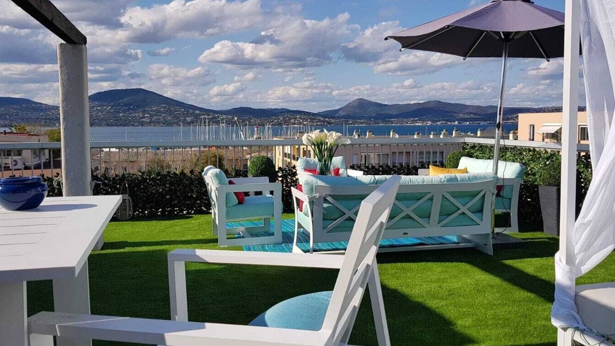 Saint-Tropez Apartment | Saint Tropez Sea View Center Rooftop Terrace