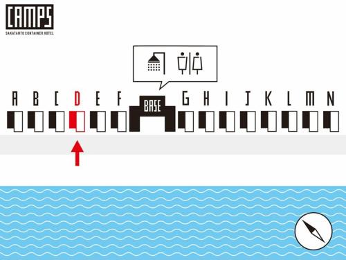 Sakata Hotel | ＳＡＫＡＴＡＮＴＯ Ｃｏｎｔａｉｎｅｒ Ｈｏｔｅｌ ＣＡＭＰＳ - Vacation STAY 93094v