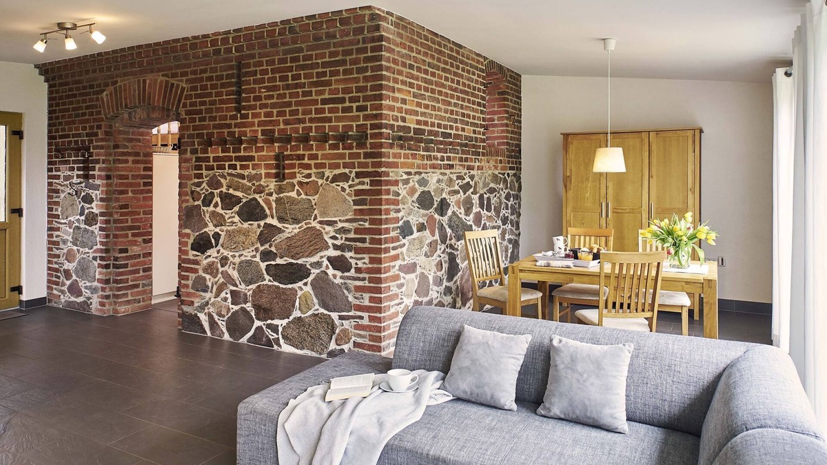 Gorzig House | Sanddornhaus, 64 m² auf 2 Ebenen für 4+1 Pers., 1 Schlafzimmer, 1 Schlafgalerie