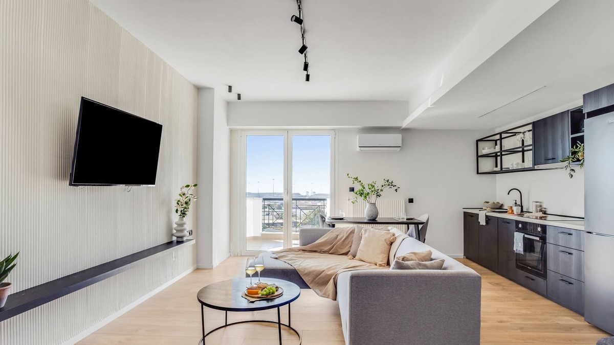 Thessaloniki Apartment | Sanders Arch - Delightful 1-Bdr. Apt. w/ Sofa-Bed