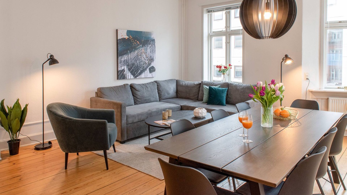 Midtbyen Apartment | Sanders Boulevard - Smart 3-Bdr. Apt. By the Canal