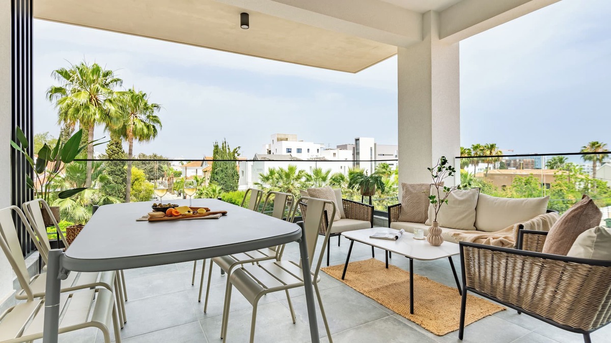 Agios Athanasios Apartment | Sanders Evolution 2 - Great 2-Bdr Apt with Balcony