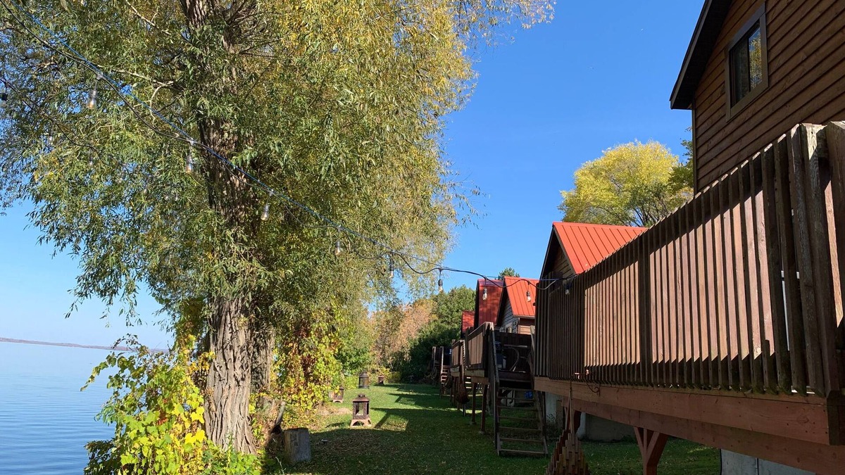 Harwood Cottage | Sandy Shore Cottages Lake Front loft #6, Sauna