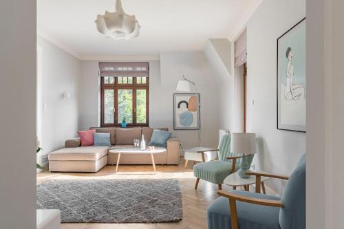 Sopot Centrum Apartment | Sanhaus Apartments - FANTAZJA - Apartament z dwoma balkonami - 100 m2