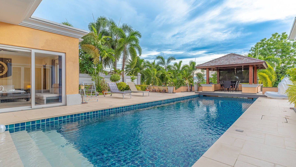 Nong Prue Villa | Sanook Pool Villa,Luxury-5km-Wlkg St/Beach-5min-7-11