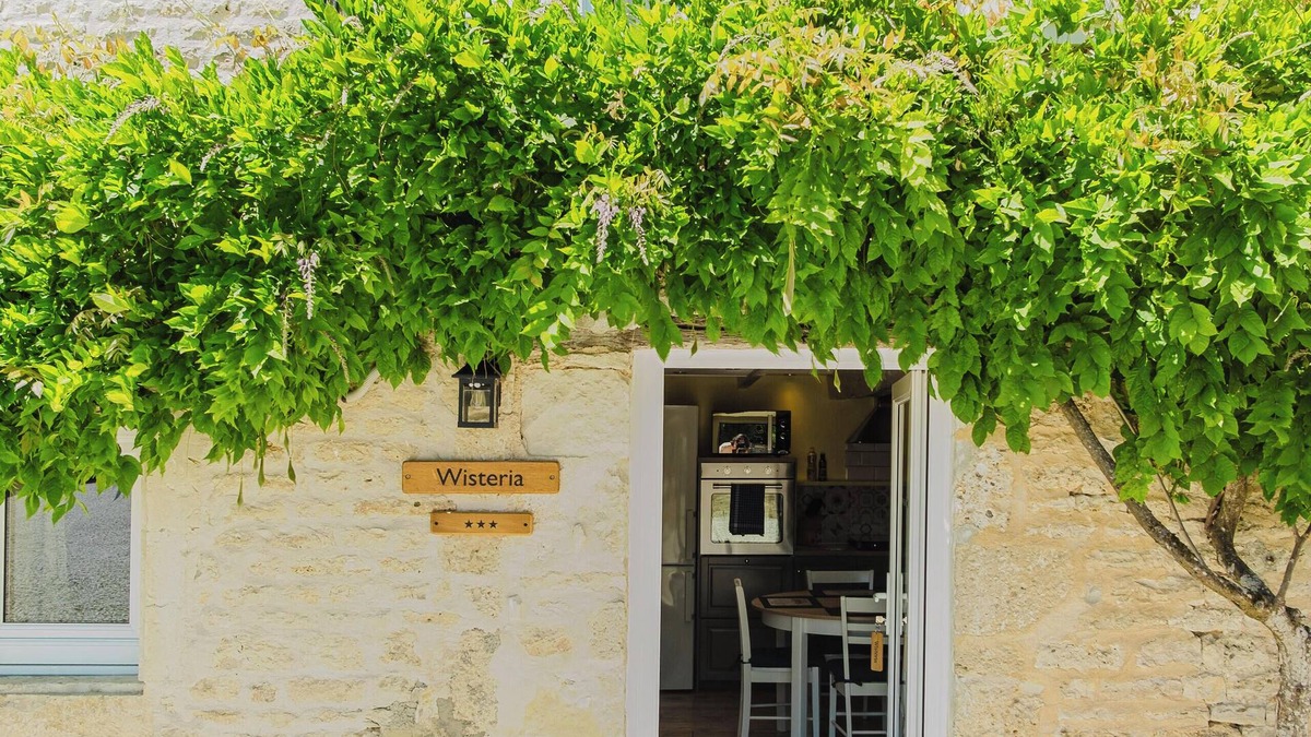 Villeneuve-la-Comtesse Cottage | Sans Souci Gites - Wisteria - 3 Stars