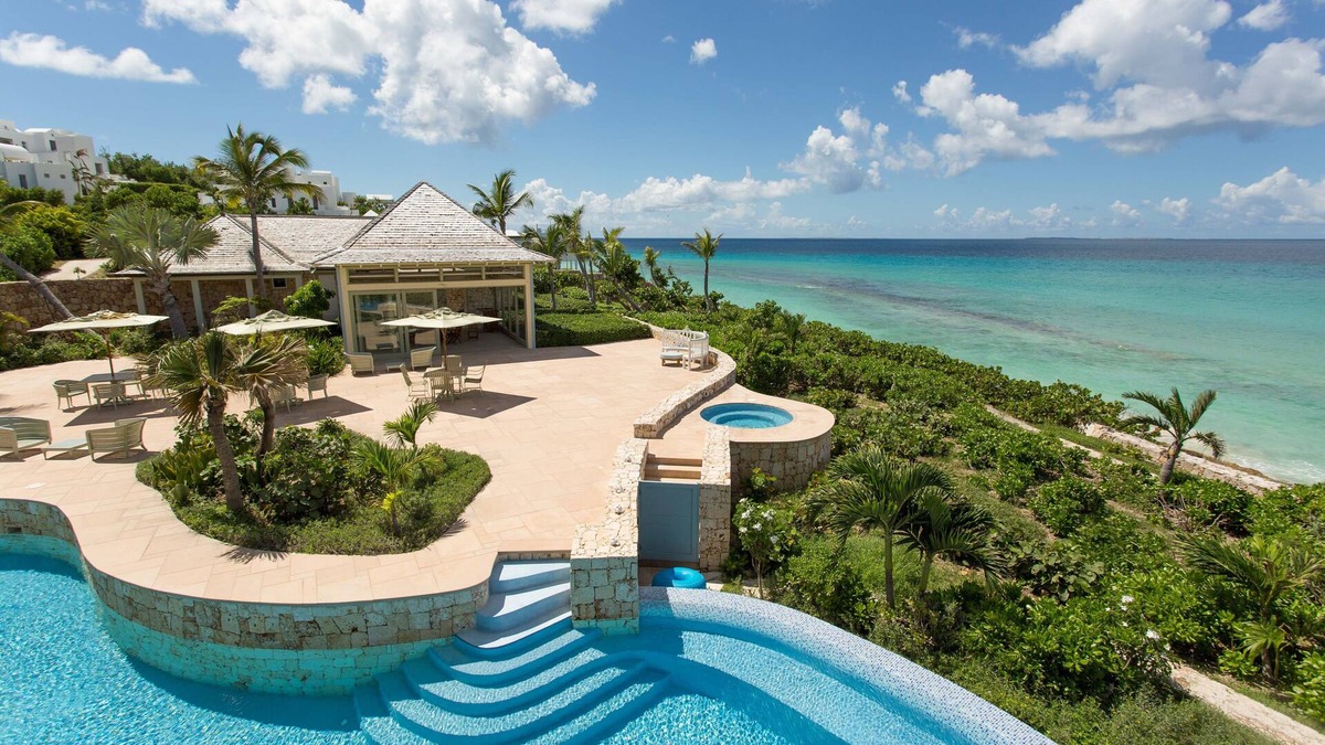 Long Bay Village House | Santosha Estate in Long Bay by Personal Villas - Winding Oceanfront Pool