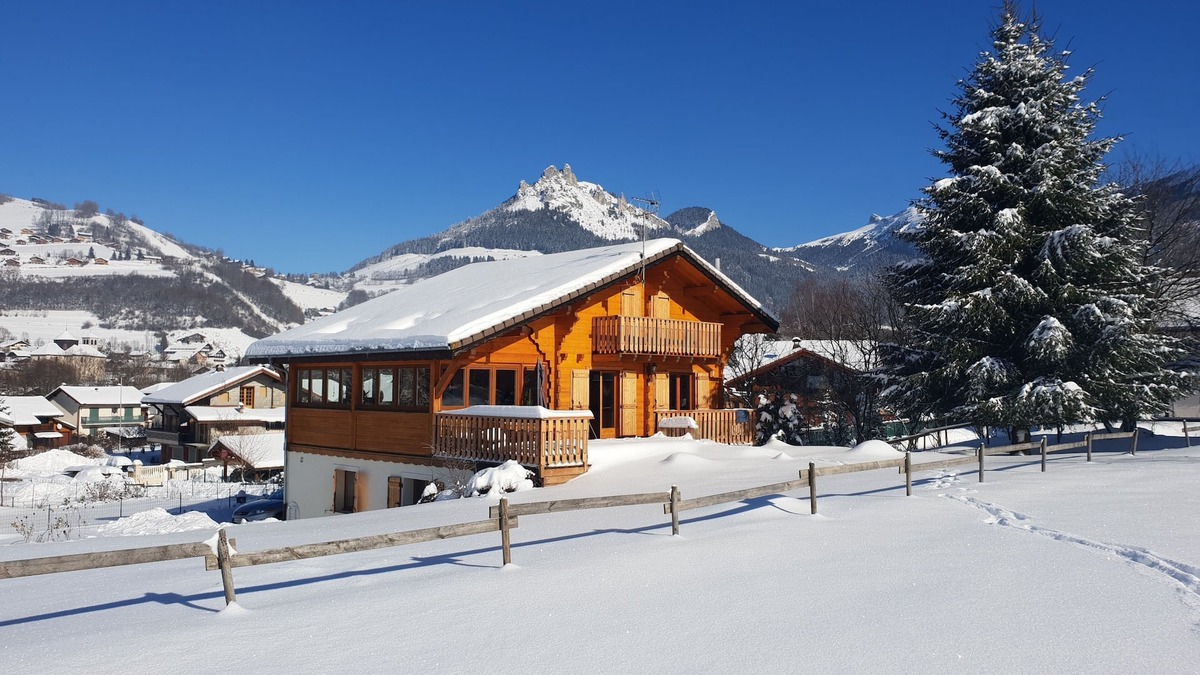 Bernex Apartment | Savoyard 3 * studio in chalet between lakes and mountains