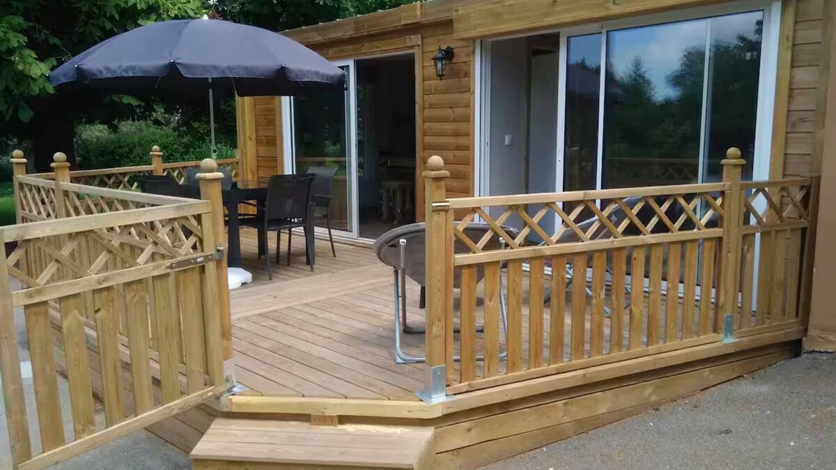 Beussent Ski Chalet | Scandinavian style gîte "le clos du cygne" not far from Le Touquet and Berck!