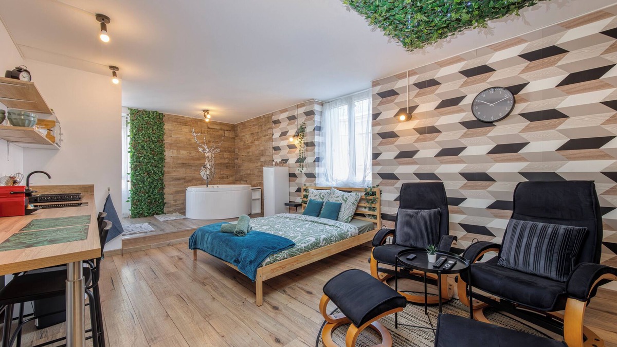 Saint-Roch - Badouillere - Chavanelle Apartment | Scandinavian spa