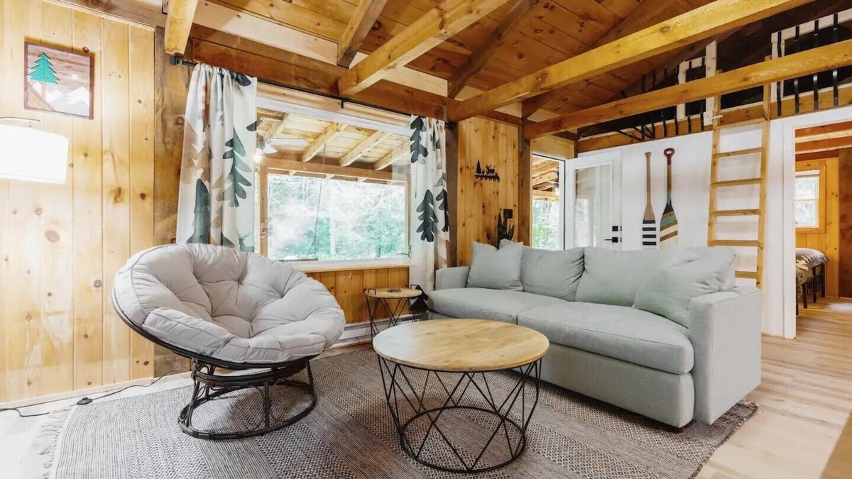 Northville Cabin | Scenic Adirondack Cabin w/Hot Tub - River Bend